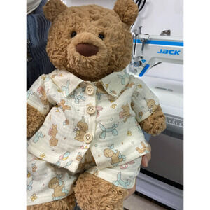 Bartholomew bear cute clothes outfits - Birthday puppy sleepwear(large)